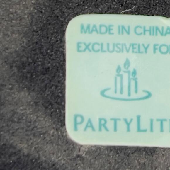 PartyLite Vintage Lotus Mid Century Modern Metal Candle Holder Tealight 10" - Picture 11 of 16